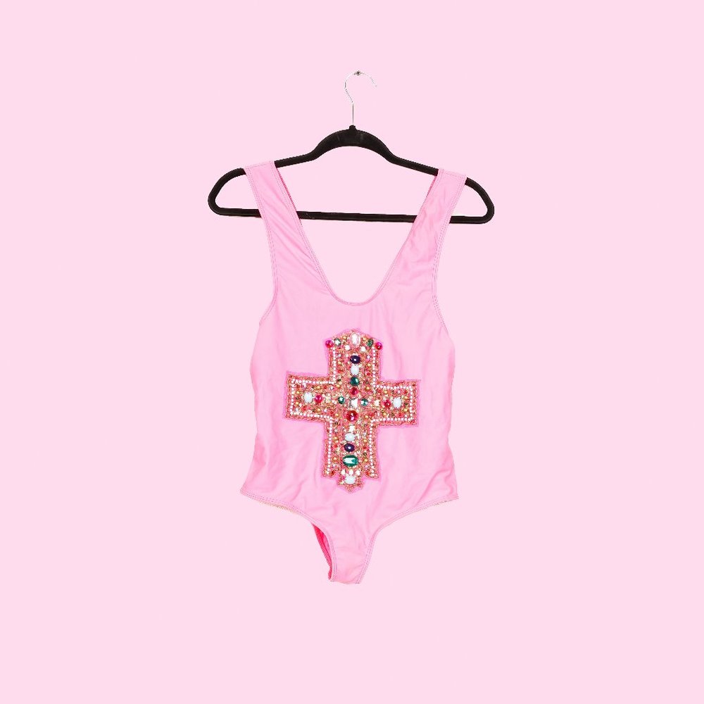 Beach Riot Swimwear/Bodysuit With Embellishments, Size M, New without Tags